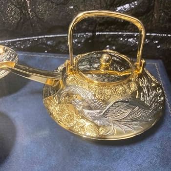 Amazon.co.jp: 急須 金杯 酒器セット 24KGP : ホーム＆キッチン